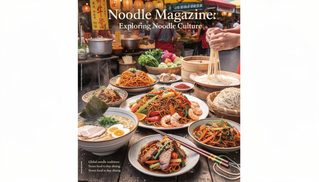 Noodle Magazine Explorer L univers Des Nouilles