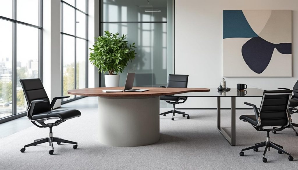 découvrez notre sélection de mobilier de bureau design pour dynamiser et optimiser votre espace de travail avec style et fonctionnalité.